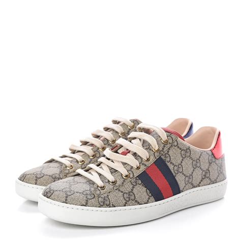 gucci supreme bloom shoes|Gucci ace gg suede sneakers.